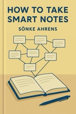 How to Take Smart Notes: One Simple Technique to Boost Writing, Learning and Thinking – for Students, Academics and Nonfiction Book Writers