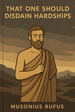 That One Should Disdain Hardships: The Teachings of a Roman Stoic
