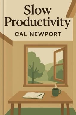 Slow Productivity: The Lost Art of Accomplishment Without Burnout